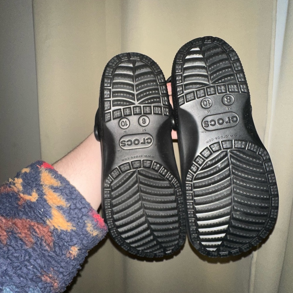 Crocs Classic Translucent Clogs Black Womens Size… - image 2